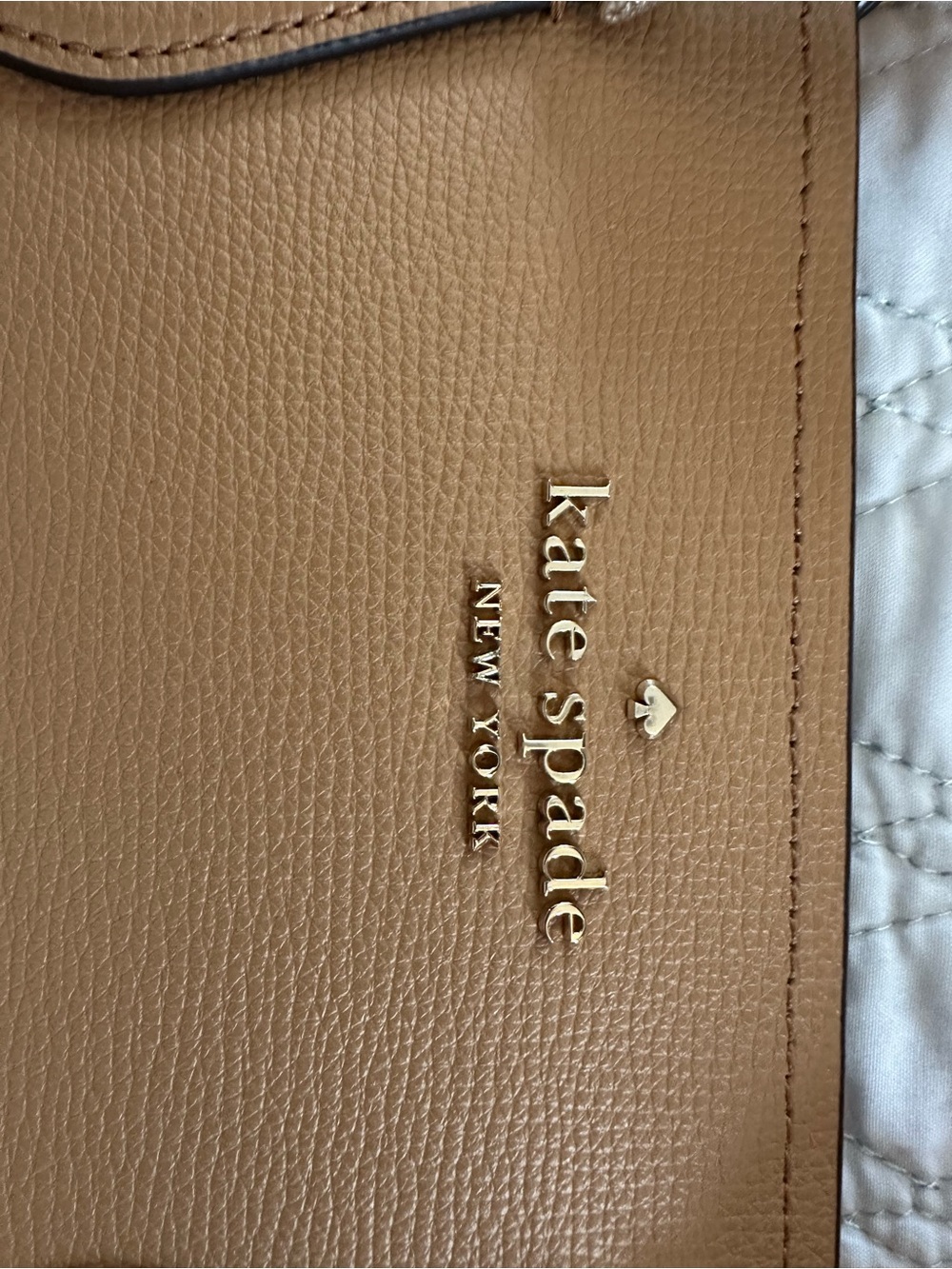 kate spade Caramel Tan Pebbled Leather Dome Satchel - Picture 2 of 7